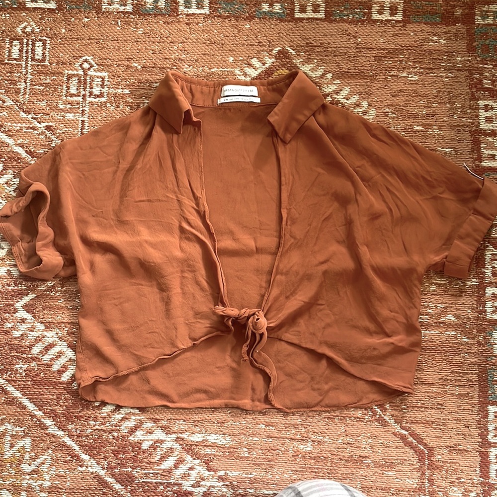 Urban outfitters tie front top